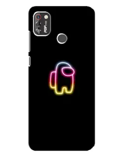 Чехол для TECNO POP 4 Pro с картинкой «Among Us градиент»