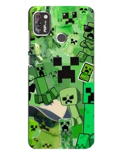 Чохол для TECNO POP 4 Pro з картинкою «Кріпери Minecraft» Чохол для TECNO POP 4 Pro з картинкою «Кріпери Minecraft»