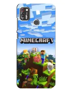 Чохол для TECNO POP 4 Pro з картинкою «Minecraft класичний світ» Чохол для TECNO POP 4 Pro з картинкою «Minecraft класичний світ»