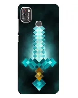 Чохол для TECNO POP 4 Pro з картинкою «Алмазний меч неон» Чохол для TECNO POP 4 Pro з картинкою «Алмазний меч неон»