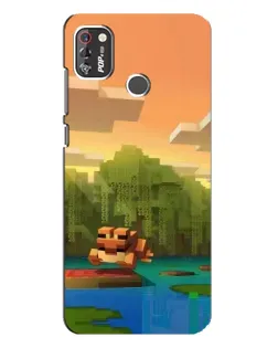 Чохол для TECNO POP 4 Pro з картинкою «Майнкрафт захід сонця» Чохол для TECNO POP 4 Pro з картинкою «Майнкрафт захід сонця»