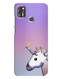Чехол для TECNO POP 4 Pro с картинкой «Единорог градиент» Чехол для TECNO POP 4 Pro с картинкой «Единорог градиент»