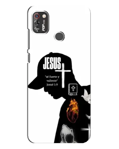 Чехол для TECNO POP 4 Pro с картинкой «Духовный Воин»