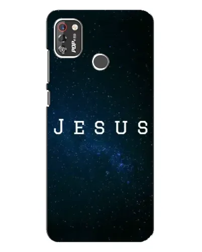 Чехол для TECNO POP 4 Pro с картинкой «Звездное небо Jesus»