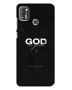 Чехол для TECNO POP 4 Pro с картинкой «GOD — Бог над всем»