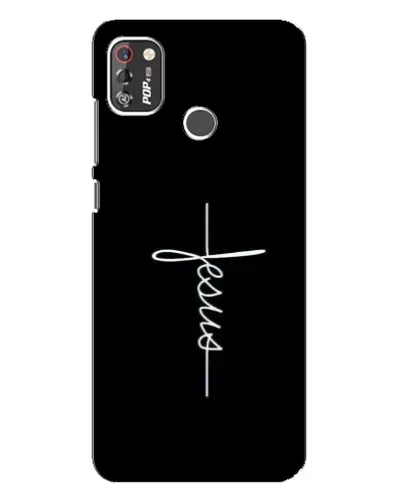 Чехол для TECNO POP 4 Pro с картинкой «Тонкая линия веры»