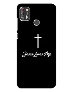 Чехол для TECNO POP 4 Pro с картинкой «Иисус любит тебя»