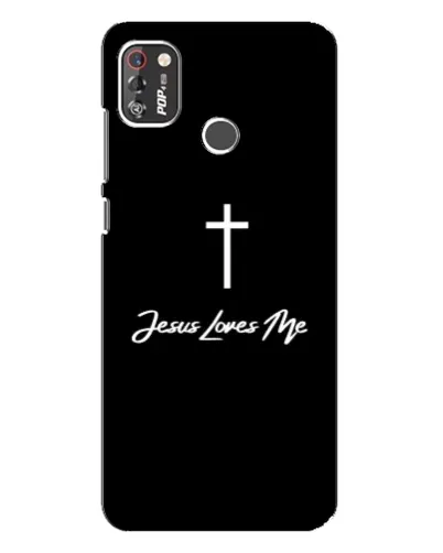 Чехол для TECNO POP 4 Pro с картинкой «Иисус любит тебя»