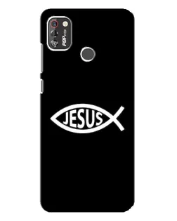Чехол для TECNO POP 4 Pro с картинкой «Классический Jesus»