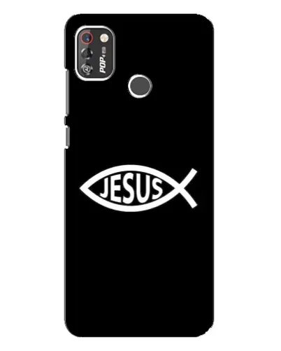 Чехол для TECNO POP 4 Pro с картинкой «Классический Jesus»