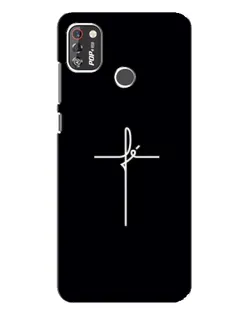 Чехол для TECNO POP 4 Pro с картинкой «Тонкий крест» Чехол для TECNO POP 4 Pro с картинкой «Тонкий крест»