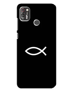 Чехол для TECNO POP 4 Pro с картинкой «Символ рыбы Jesus» Чехол для TECNO POP 4 Pro с картинкой «Символ рыбы Jesus»