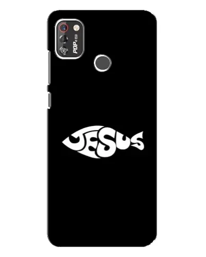 Чехол для TECNO POP 4 Pro с картинкой «Рыба Jesus» Чехол для TECNO POP 4 Pro с картинкой «Рыба Jesus»