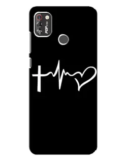 Чехол для TECNO POP 4 Pro с картинкой «Пульс веры» Чехол для TECNO POP 4 Pro с картинкой «Пульс веры»