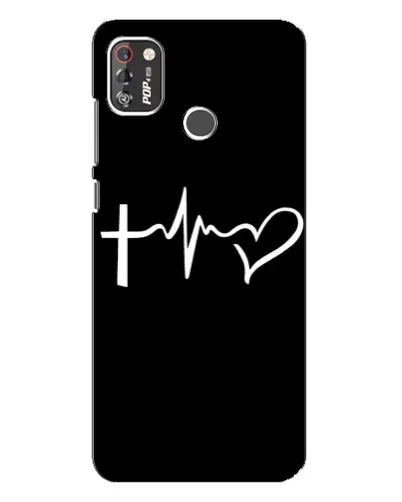 Чехол для TECNO POP 4 Pro с картинкой «Пульс веры» Чехол для TECNO POP 4 Pro с картинкой «Пульс веры»