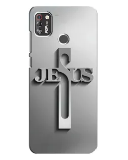 Чехол для TECNO POP 4 Pro с картинкой «Металлический крест Jesus» Чехол для TECNO POP 4 Pro с картинкой «Металлический крест Jesus»