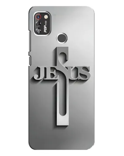 Чехол для TECNO POP 4 Pro с картинкой «Металлический крест Jesus» Чехол для TECNO POP 4 Pro с картинкой «Металлический крест Jesus»