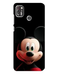 Чехол для TECNO POP 4 Pro с картинкой «Улыбающийся Микки Маус»