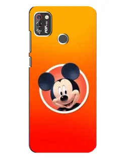 Чехол для TECNO POP 4 Pro с картинкой «Mickey в круге»