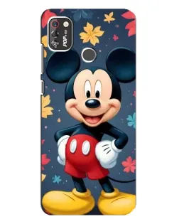Чехол для TECNO POP 4 Pro с картинкой «Осенний Mickey Mouse»