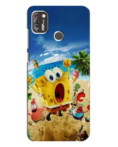 Чехол для TECNO POP 4 Pro с картинкой «Развлечения на пляже»