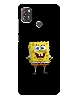 Чехол для TECNO POP 4 Pro с картинкой «Классический Губка Боб»
