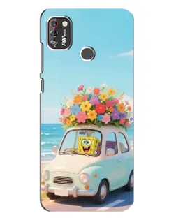 Чехол для TECNO POP 4 Pro с картинкой «Автомобильное путешествие»