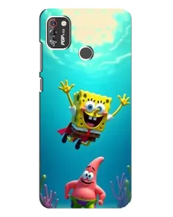 Чехол для TECNO POP 4 Pro с картинкой «Спанч Боб под водой» Чехол для TECNO POP 4 Pro с картинкой «Спанч Боб под водой»