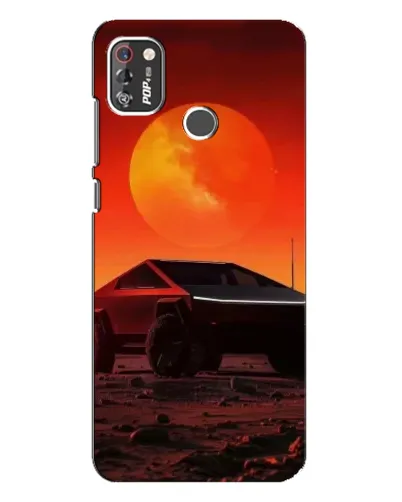 Чехол для TECNO POP 4 Pro с картинкой «Cybertruck на Марсе» Чехол для TECNO POP 4 Pro с картинкой «Cybertruck на Марсе»