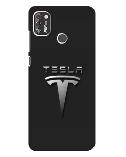 Чохол для TECNO POP 4 Pro з картинкою «Сталевий логотип Tesla» Чохол для TECNO POP 4 Pro з картинкою «Сталевий логотип Tesla»