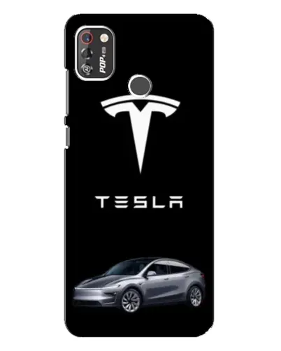 Чехол для TECNO POP 4 Pro с картинкой «Tesla Model Y» Чехол для TECNO POP 4 Pro с картинкой «Tesla Model Y»