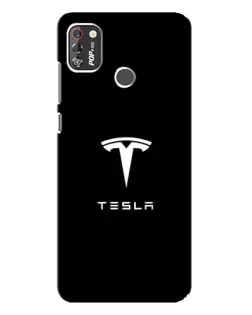 Чохол для TECNO POP 4 Pro з картинкою «Tesla White Logo» Чохол для TECNO POP 4 Pro з картинкою «Tesla White Logo»