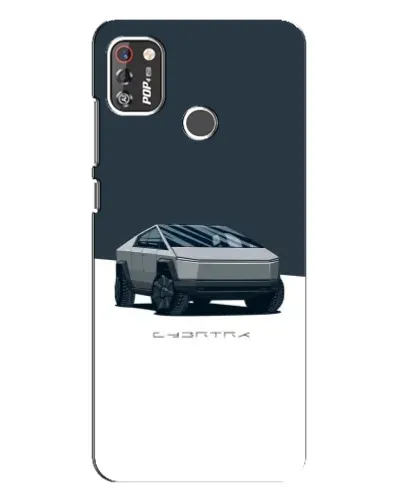 Чехол для TECNO POP 4 Pro с картинкой «Серебристый Cybertruck Tesla» Чехол для TECNO POP 4 Pro с картинкой «Серебристый Cybertruck Tesla»