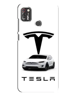 Чохол для TECNO POP 4 Pro з картинкою «Tesla White Style» Чохол для TECNO POP 4 Pro з картинкою «Tesla White Style»
