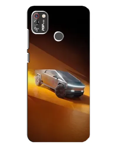 Чехол для TECNO POP 4 Pro с картинкой «Cybertruck в пустыне» Чехол для TECNO POP 4 Pro с картинкой «Cybertruck в пустыне»