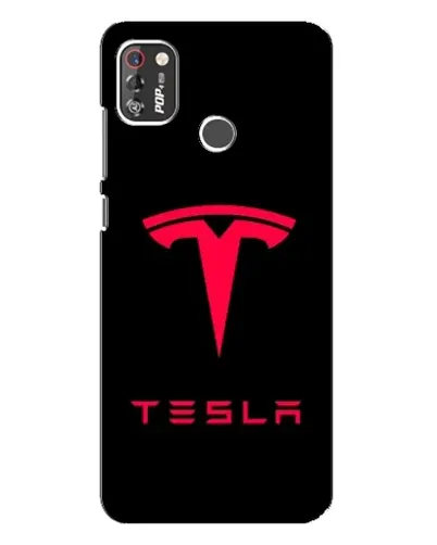 Чехол для TECNO POP 4 Pro с картинкой «Tesla Red Logo» Чехол для TECNO POP 4 Pro с картинкой «Tesla Red Logo»