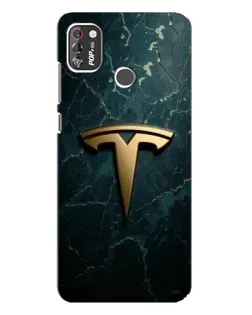 Чохол для TECNO POP 4 Pro з картинкою «Мармурова Tesla Gold» Чохол для TECNO POP 4 Pro з картинкою «Мармурова Tesla Gold»