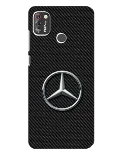 Чехол для TECNO POP 4 Pro с картинкой «Карбоновый Mercedes стиль»