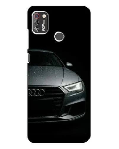 Чехол для TECNO POP 4 Pro с картинкой «Audi — детализация кузова» Чехол для TECNO POP 4 Pro с картинкой «Audi — детализация кузова»