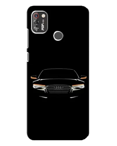 Чехол для TECNO POP 4 Pro с картинкой «Audi — ночной контур» Чехол для TECNO POP 4 Pro с картинкой «Audi — ночной контур»
