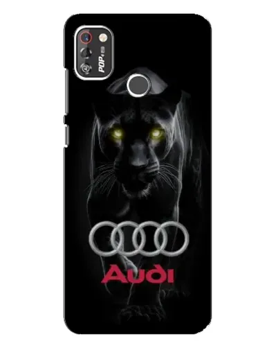 Чехол для TECNO POP 4 Pro с картинкой «Пантера и Audi» Чехол для TECNO POP 4 Pro с картинкой «Пантера и Audi»