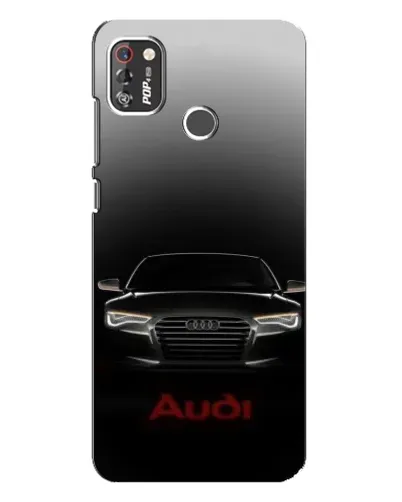 Чехол для TECNO POP 4 Pro с картинкой «Audi — градиентный контур» Чехол для TECNO POP 4 Pro с картинкой «Audi — градиентный контур»