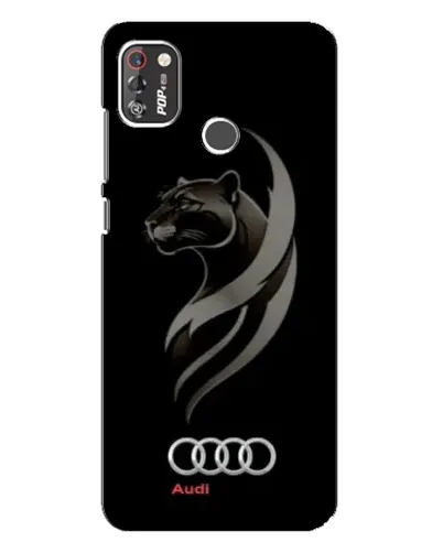 Чехол для TECNO POP 4 Pro с картинкой «Графика — пантера и Audi» Чехол для TECNO POP 4 Pro с картинкой «Графика — пантера и Audi»