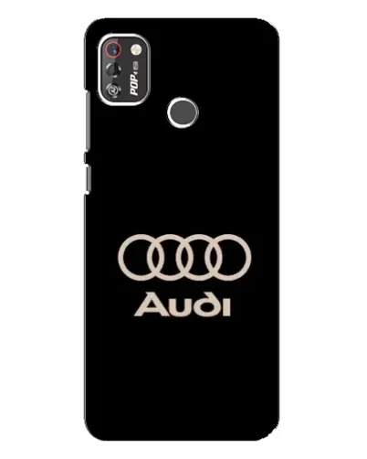Чехол для TECNO POP 4 Pro с картинкой «Audi — золотой логотип» Чехол для TECNO POP 4 Pro с картинкой «Audi — золотой логотип»