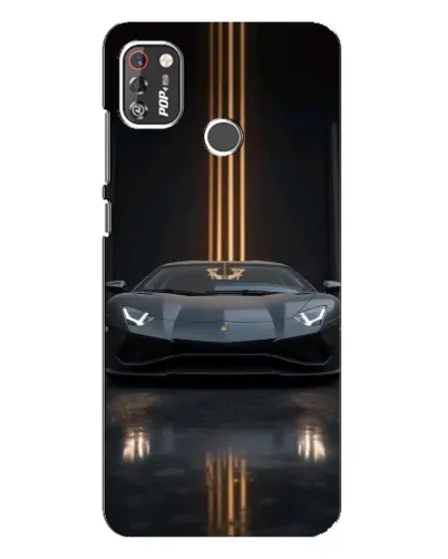 Чехол для TECNO POP 4 Pro с картинкой «Lamborghini золотые линии» Чехол для TECNO POP 4 Pro с картинкой «Lamborghini золотые линии»
