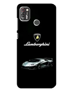 Чохол для TECNO POP 4 Pro з картинкою «Логотип Lamborghini класика»