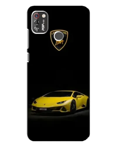 Чехол для TECNO POP 4 Pro с картинкой «Lamborghini желтый акцент» Чехол для TECNO POP 4 Pro с картинкой «Lamborghini желтый акцент»