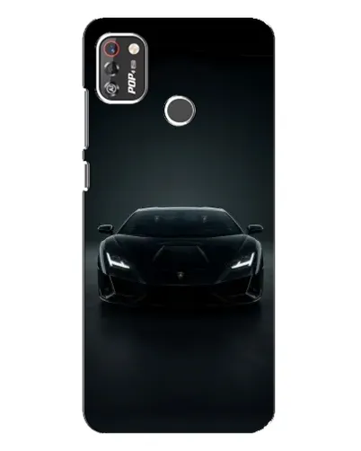 Чехол для TECNO POP 4 Pro с картинкой «Черный Lamborghini Aventador» Чехол для TECNO POP 4 Pro с картинкой «Черный Lamborghini Aventador»