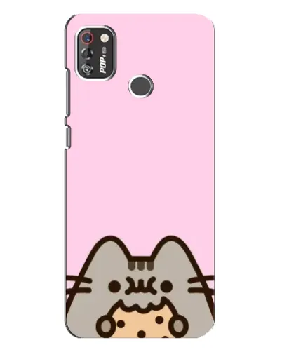 Чехол для TECNO POP 4 Pro с картинкой «Pusheen и печенье» Чехол для TECNO POP 4 Pro с картинкой «Pusheen и печенье»