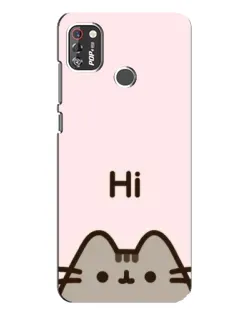 Чохол для TECNO POP 4 Pro з картинкою «Пушин каже Hi» Чохол для TECNO POP 4 Pro з картинкою «Пушин каже Hi»